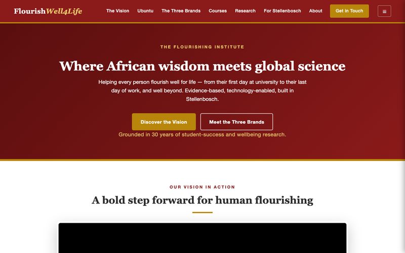 The FlourishWell4Life website